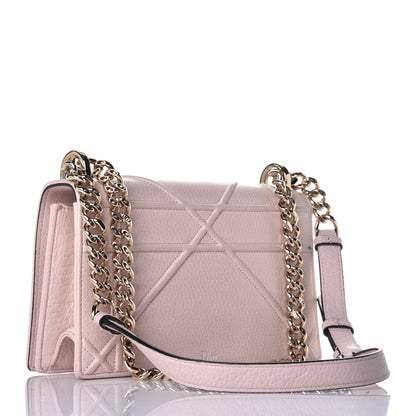 Christian Dior Grained Calfskin Cannage Medium Diorama Flap Bag Rose Poudre 3 of 8