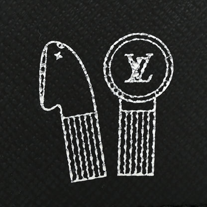 Louis Vuitton Monogram Iridescent Pocket Organizer NM Black 8 of 10