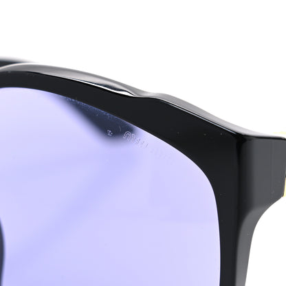 Miu Miu Acetate Square Sunglasses SMU A07 Black Violet 7 of 7