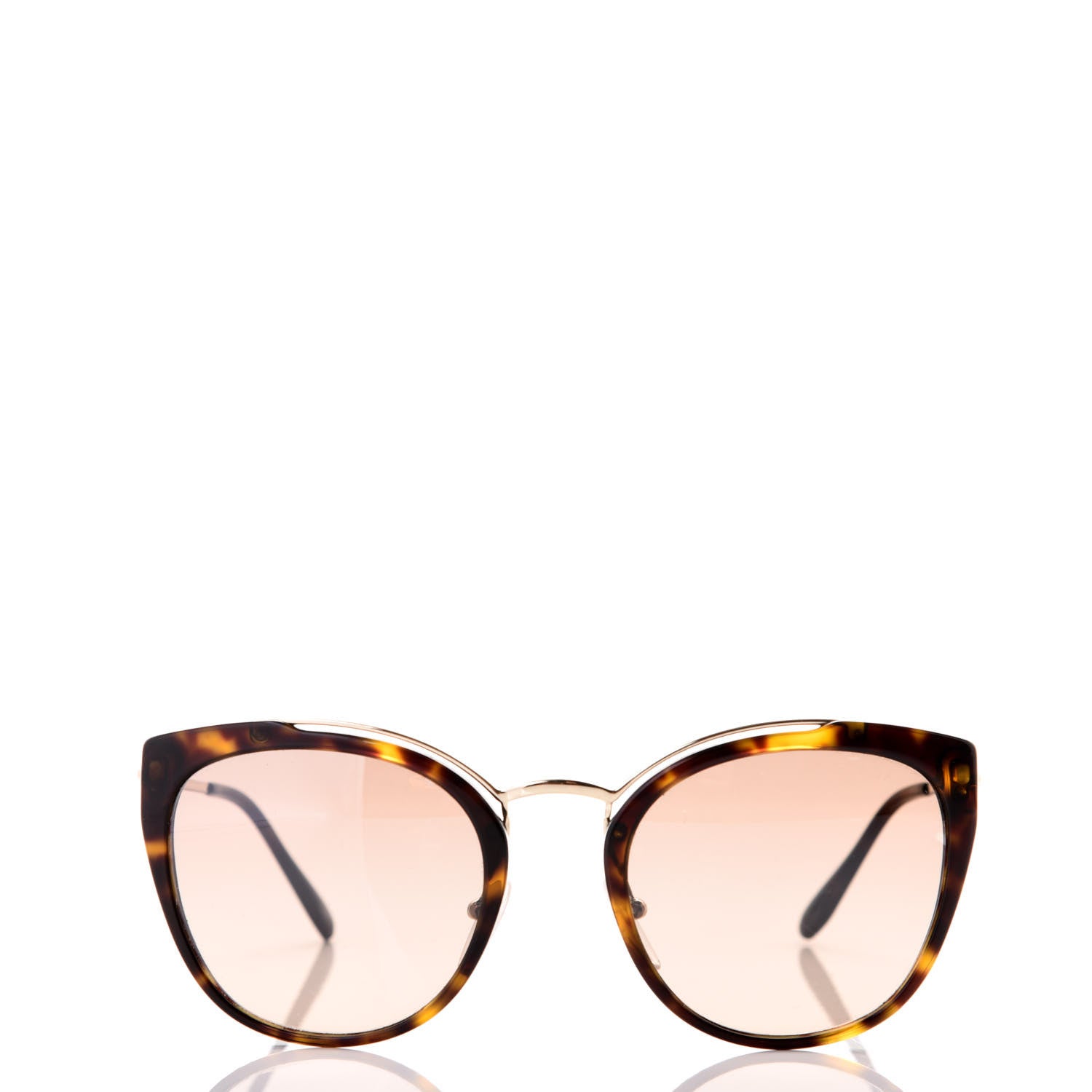 Prada Cat Eye Sunglasses SPR 20U Tortoise 2 of 8