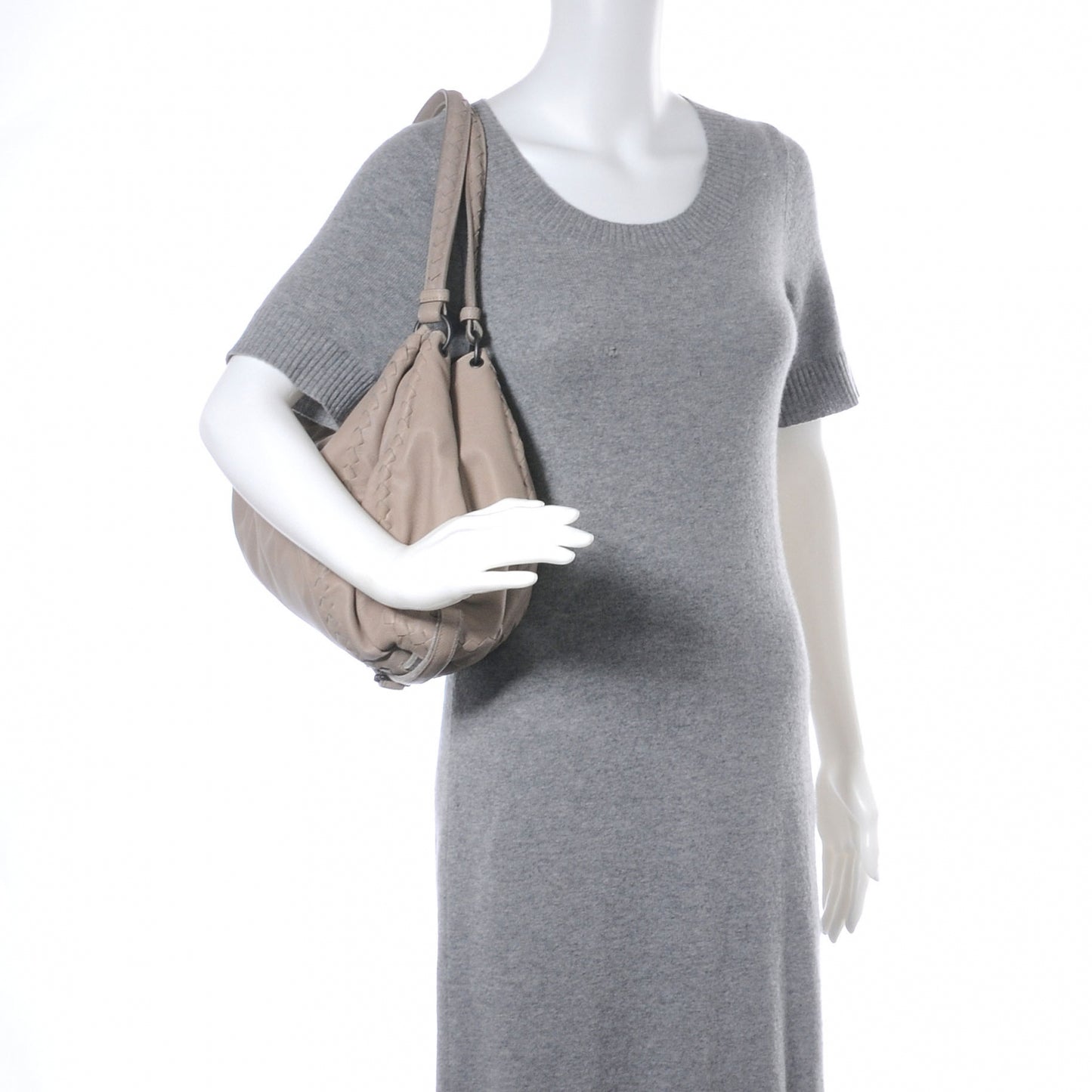 Buffalo Leather Shoulder Bag Stone
