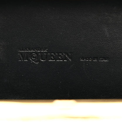 Alexander McQueen Metallic Nappa Skull Box Clutch Gold 6 of 11
