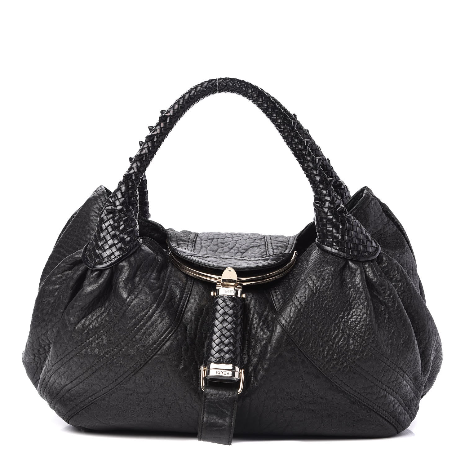 Fendi Nappa Nuvolata Spy Black 1 of 13