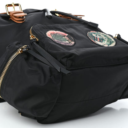 Burberry Nylon Patches Medium Rucksack Black 9 of 10