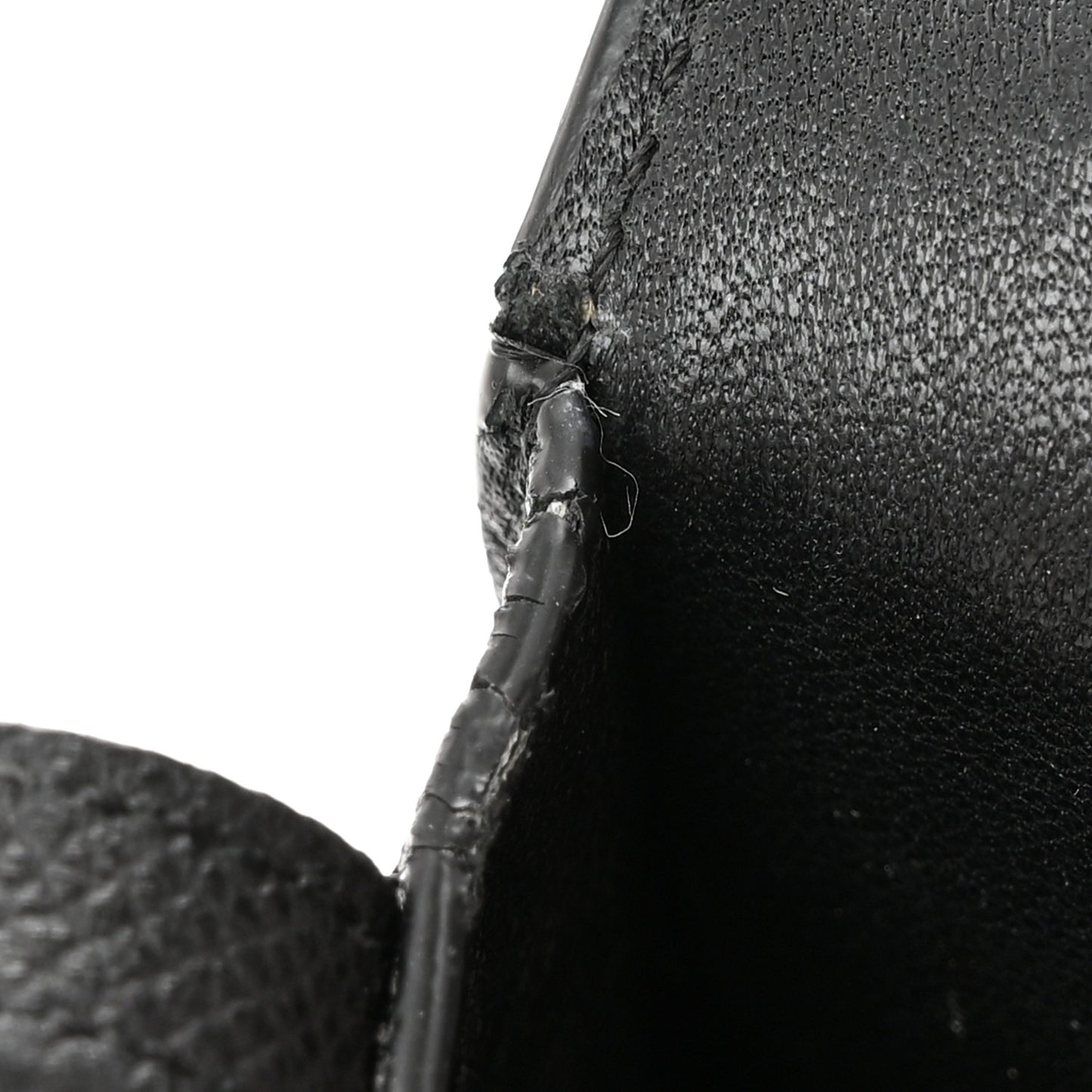 Grained Calfskin Small Trotteur Black