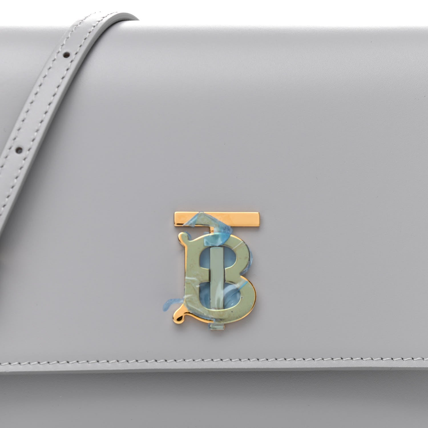 Burberry Calfskin Mini TB Bag Grey 7 of 9