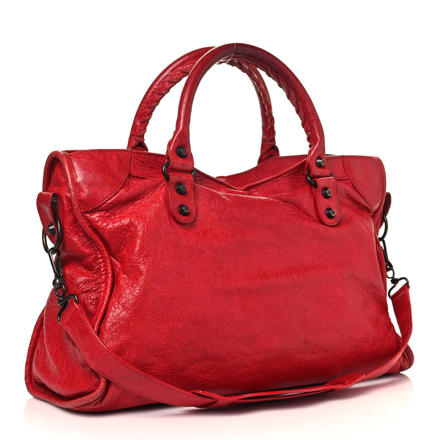 Balenciaga Agneau Classic Hardware City Rouge Coquelicot 3 of 15
