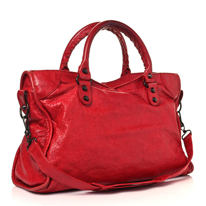 Balenciaga Agneau Classic Hardware City Rouge Coquelicot 3 of 15
