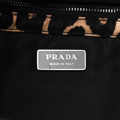 Prada Tessuto Nylon Leopard Print Shopping Tote Avorio 6 of 9