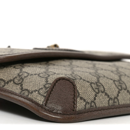 Gucci GG Supreme Monogram Neo Vintage Web Belt Bag Brown 8 of 10