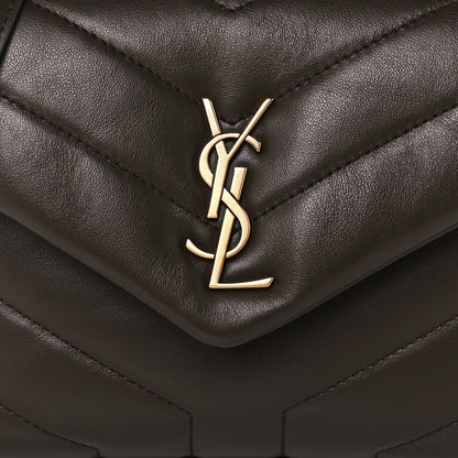 Saint Laurent Calfskin Y Quilted Monogram Toy Loulou Crossbody Bag Earth 8 of 10