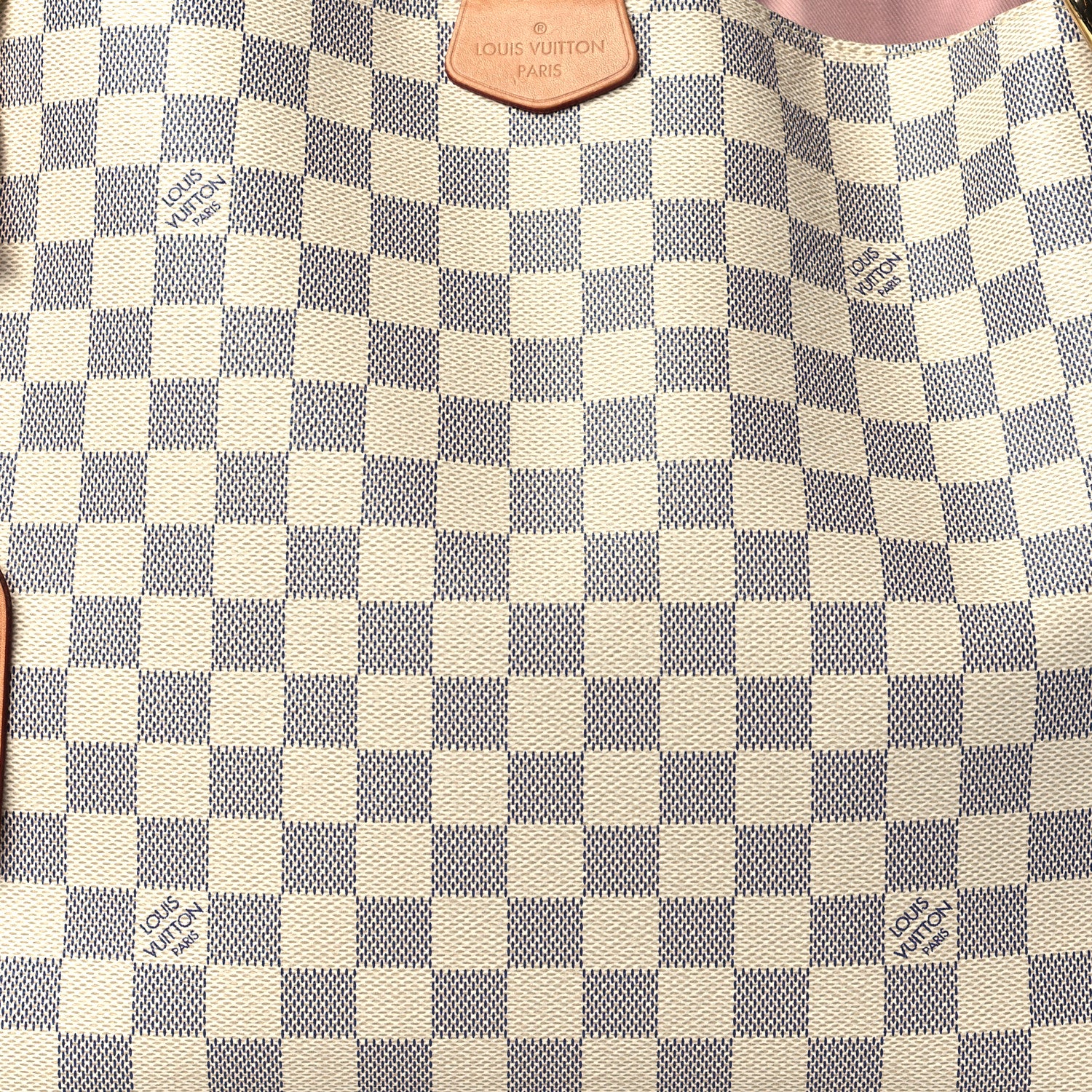 Louis Vuitton Damier Azur Graceful PM Rose Ballerine 7 of 9