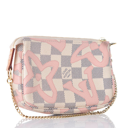 Louis Vuitton Damier Azur Tahitienne Mini Pochette Accessories 3 of 10