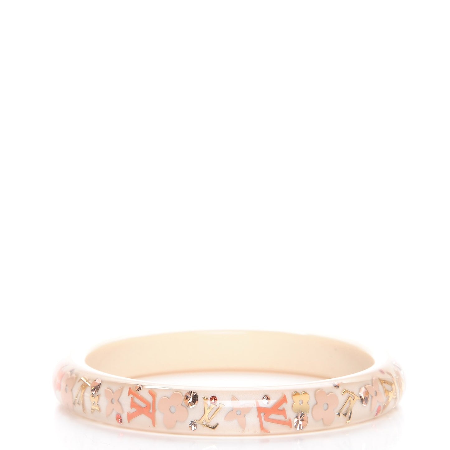 Resin Swarovski Inclusion Bracelet PM Medium Nacre
