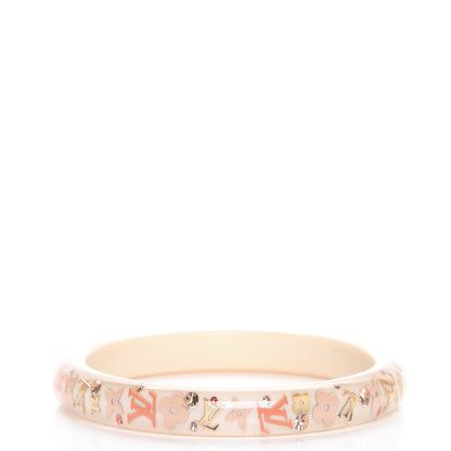 Louis Vuitton Resin Swarovski Inclusion Bracelet PM Medium Nacre 1 of 4