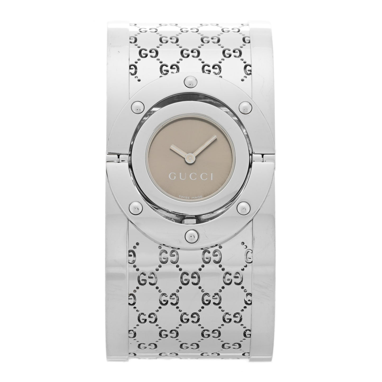 Stainless Steel 33mm Twirl Quartz Watch Brown
