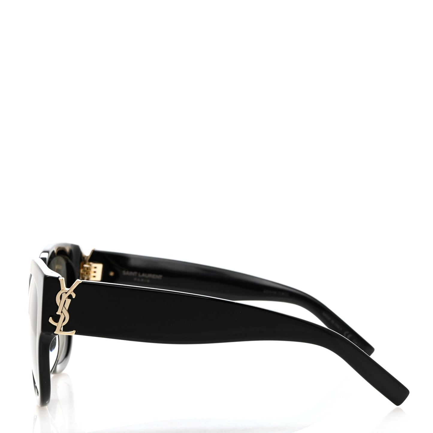 Acetate Cateye Sunglasses SL M95 F Black