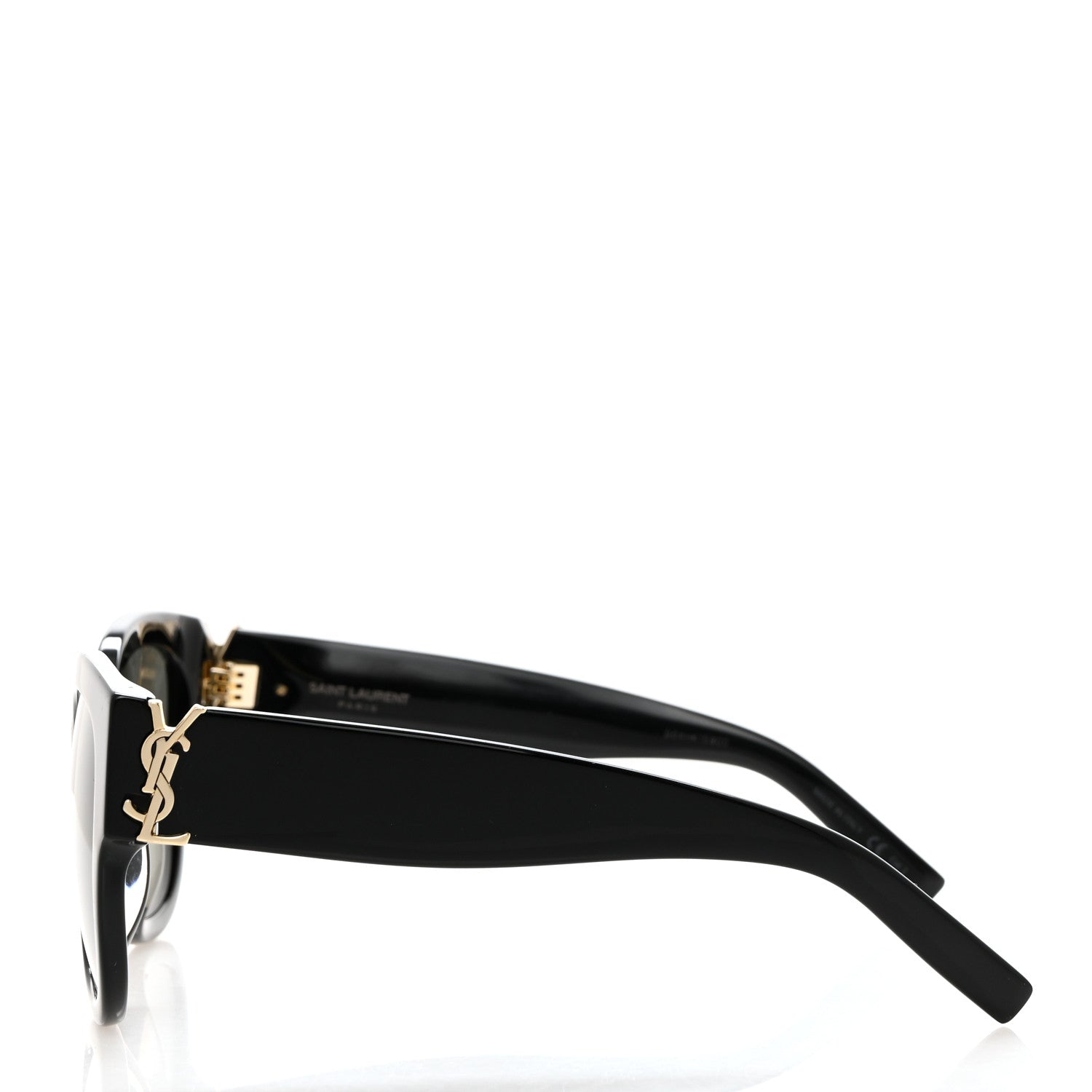 Saint Laurent Acetate Cateye Sunglasses SL M95 F Black 3 of 7