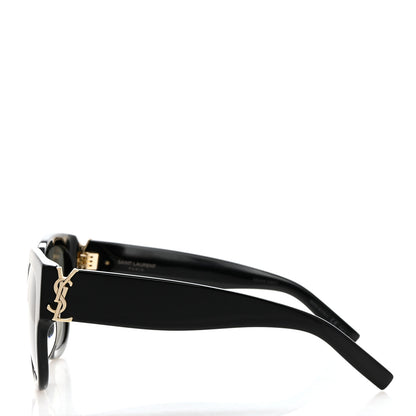 Saint Laurent Acetate Cateye Sunglasses SL M95 F Black 3 of 7