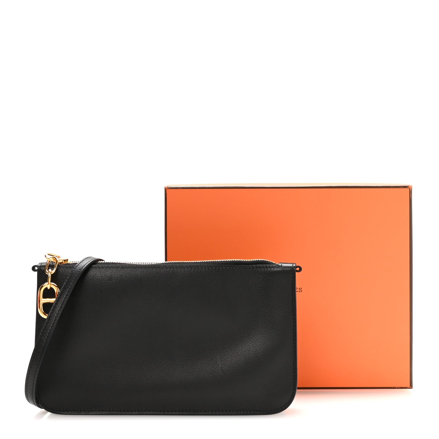 Hermes Evergrain Chaine d'Ancre Zipengo Pochette To Go Black 11 of 11