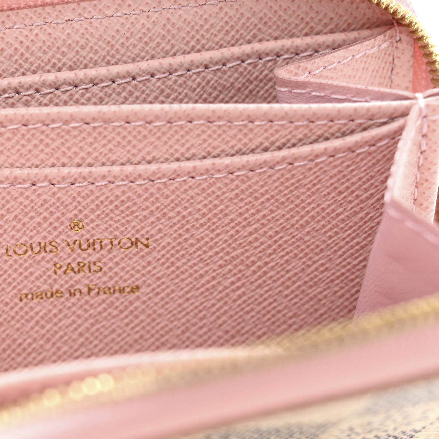 Louis Vuitton Damier Azur Zippy Coin Purse Rose Ballerine 6 of 8