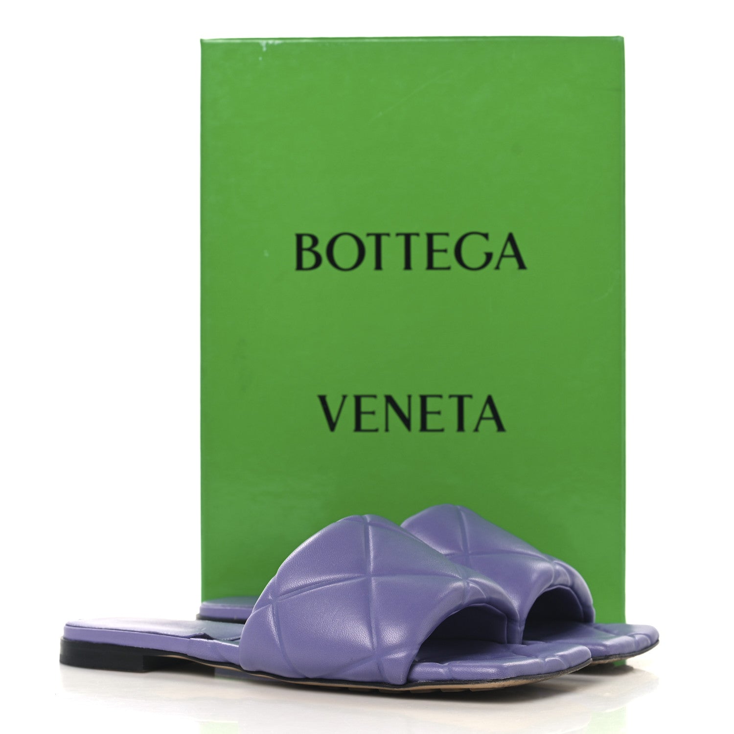 Bottega Veneta Nappa Maxi Intrecciato Lido Flat Sandals 37.5 Purple 11 of 11