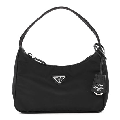 Prada Tessuto Nylon Mini Re-Edition 2000 Bag Black 1 of 11