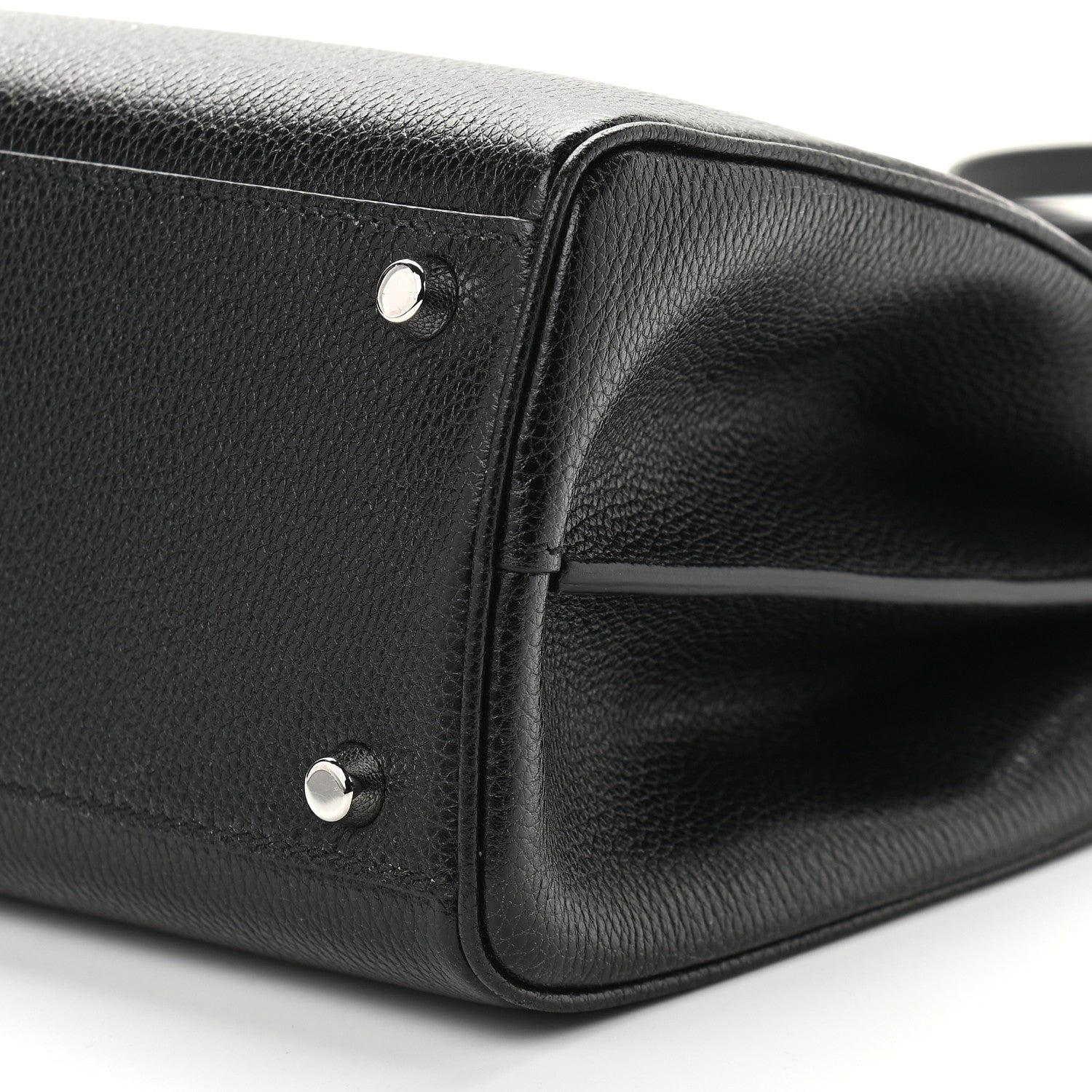 Gucci Grainy Calfskin Small Zumi Top Handle Bag Black 9 of 10
