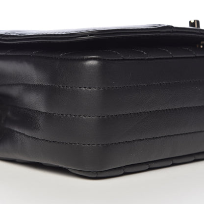 Chanel Calfskin Chevron Quilted Statement Flap Black 8 of 11