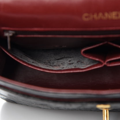Chanel Lambskin Quilted Medium Double Flap Black 10 of 19