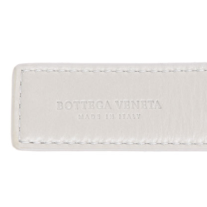 Bottega Veneta Paper Calfskin Maxi Intreccio Padded Cassette Crossbody Bag White 10 of 13