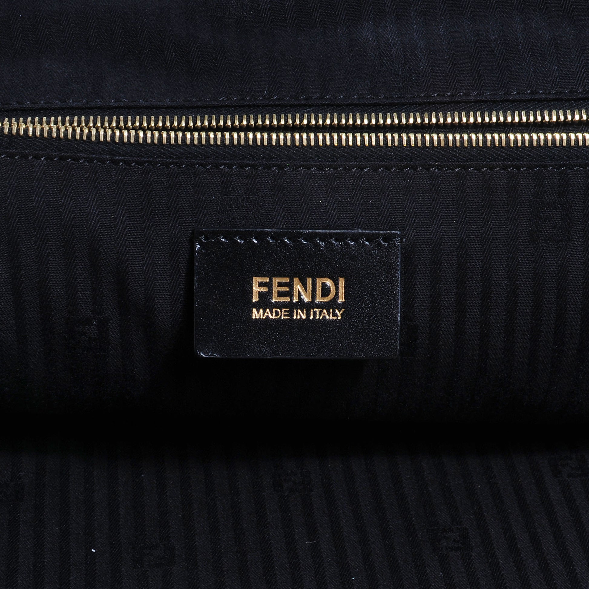 Fendi Vitello Elite Large 2Jours Tote Black 6 of 11