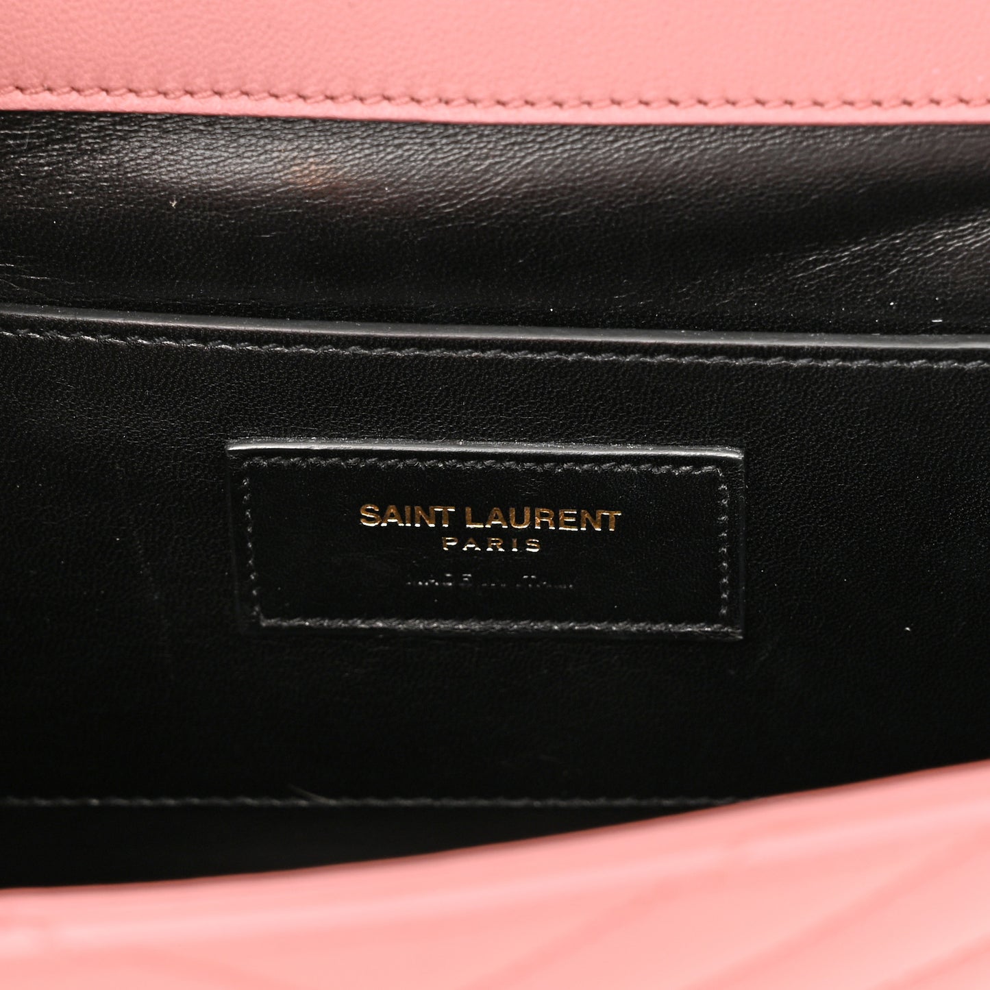 Smooth Calfskin Matelasse Chevron Large Monogram Satchel Tender Pink