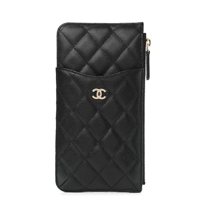 Chanel Caviar Quilted Classic iPhone Pouch Black 1 of 8