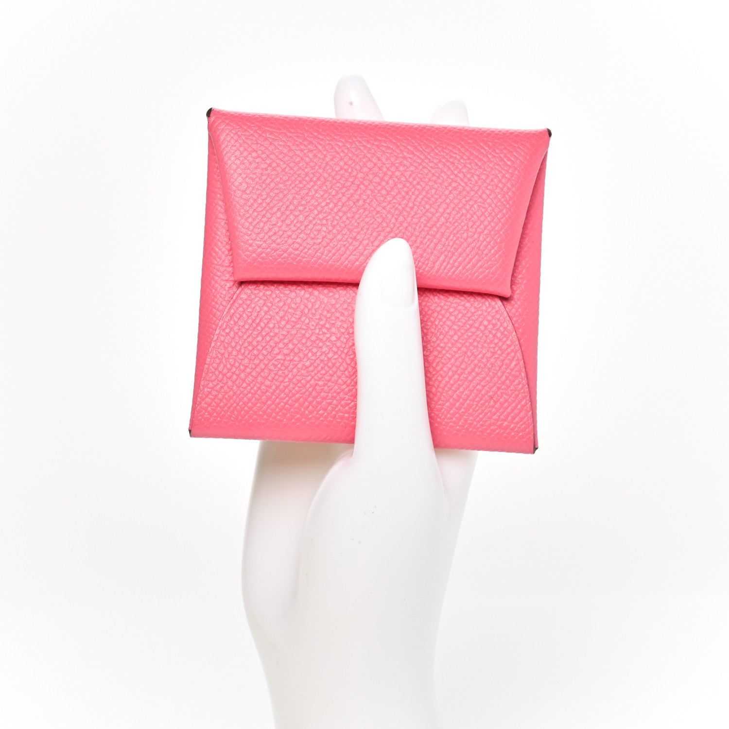 Hermes Epsom Bastia Coin Purse Rose Azalee 2 of 7