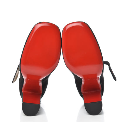Christian Louboutin Veau Velours Miss Ellen 100 Pumps 36 Black 5 of 9