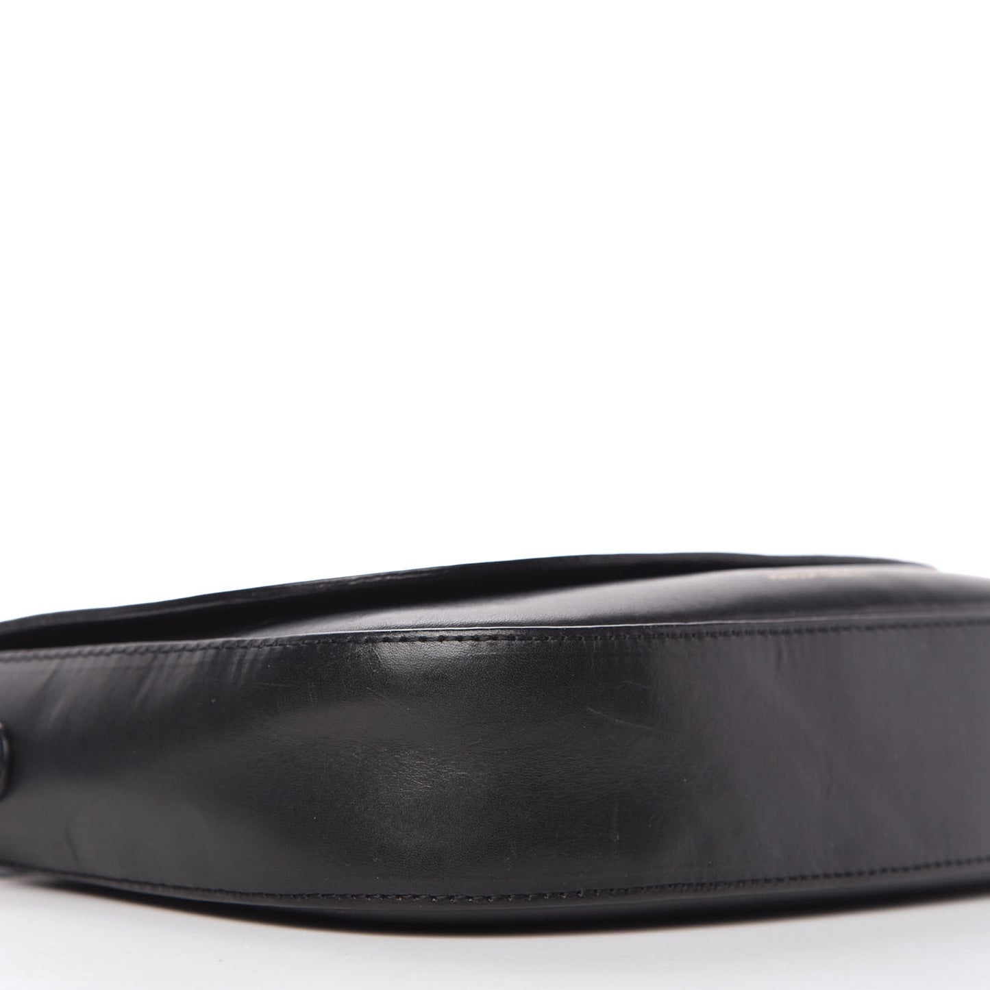 Calfskin Flap Crossbody Bag Black
