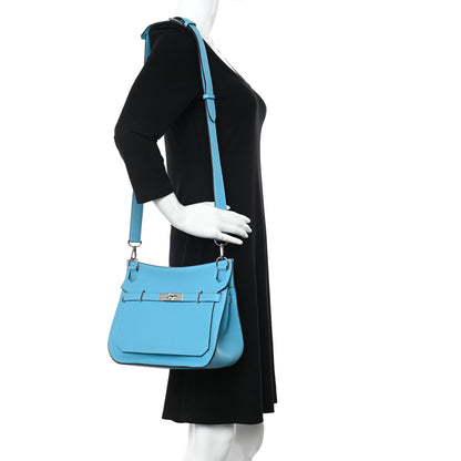 Hermes Taurillon Clemence Jypsiere 28 Bleu Du Nord 2 of 15