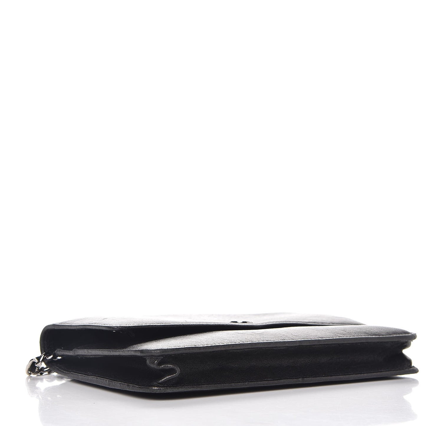 Goatskin Wallet on Chain WOC Black