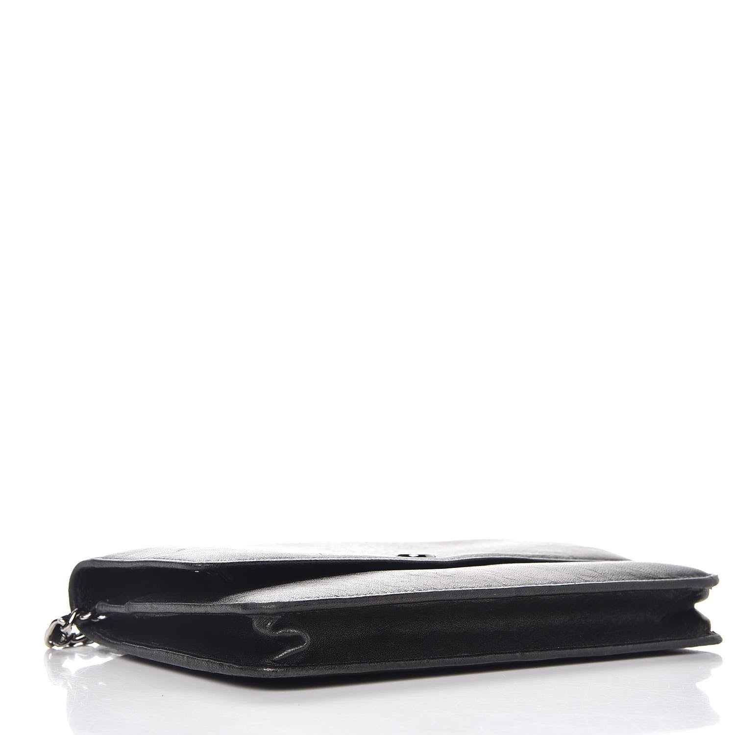 Chanel Goatskin Wallet on Chain WOC Black 4 of 15
