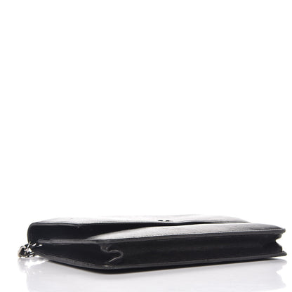 Chanel Goatskin Wallet on Chain WOC Black 4 of 15