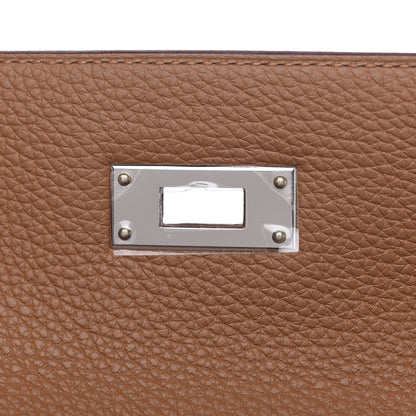 Hermes Togo Matte Alligator Kelly Retourne Touch 28 Gold 14 of 32