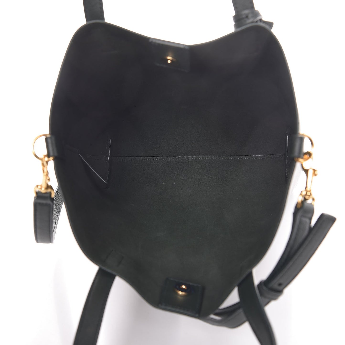 Calfskin Toy Shopping Tote Dark Green