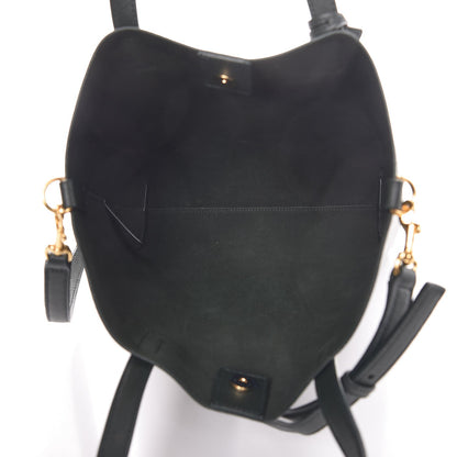 Saint Laurent Calfskin Toy Shopping Tote Dark Green 6 of 8