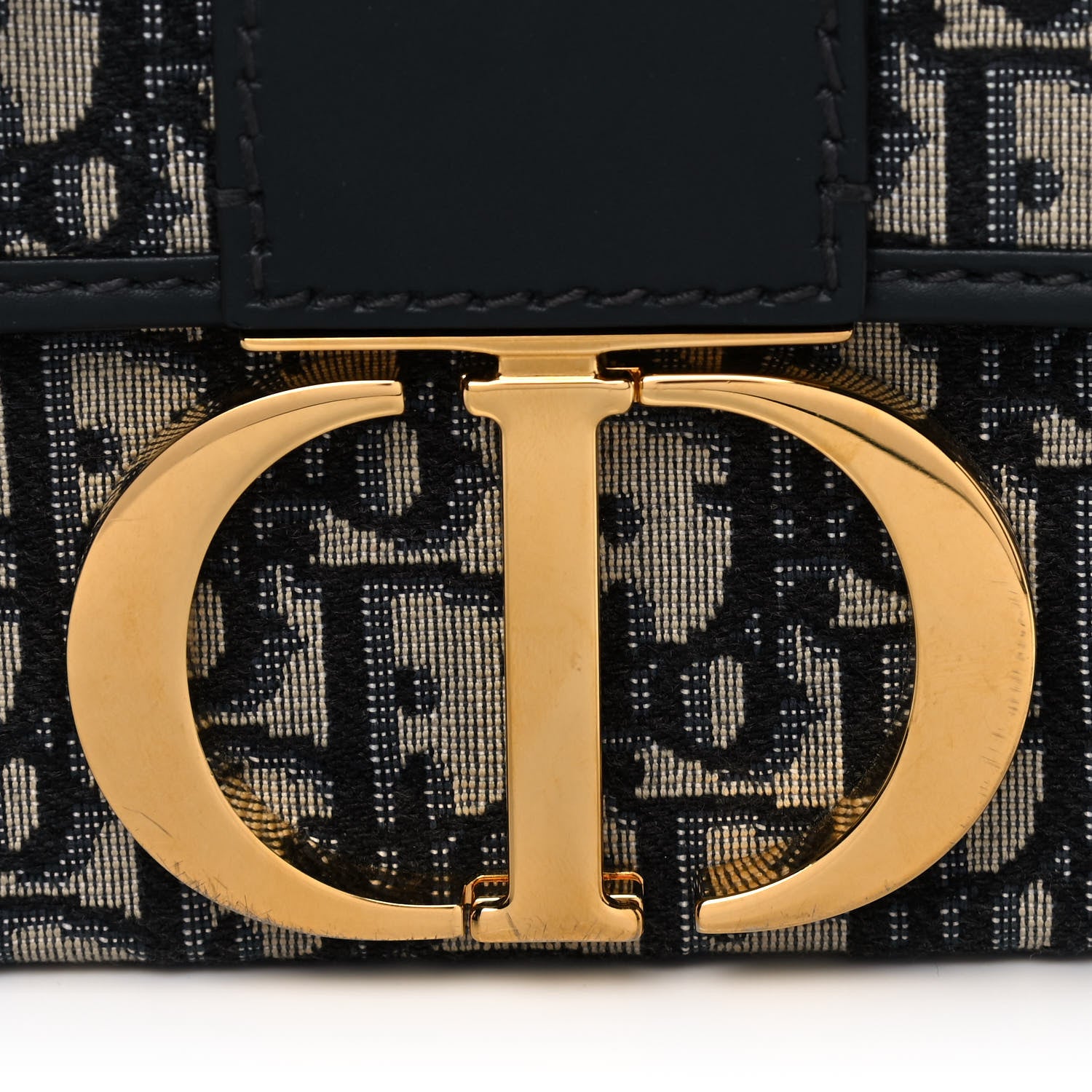 Christian Dior Oblique 30 Montaigne Box Bag Blue 7 of 13