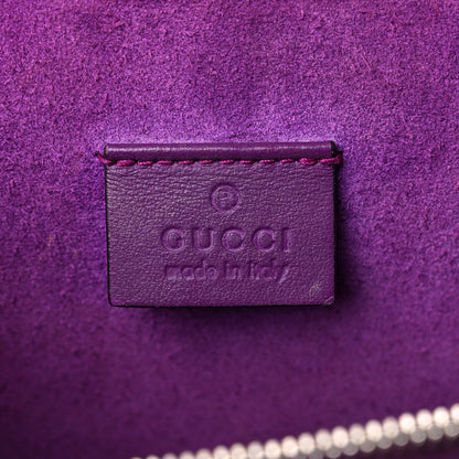 Gucci GG Supreme Monogram Embroidered Small Dionysus Shoulder Bag Purple 6 of 15