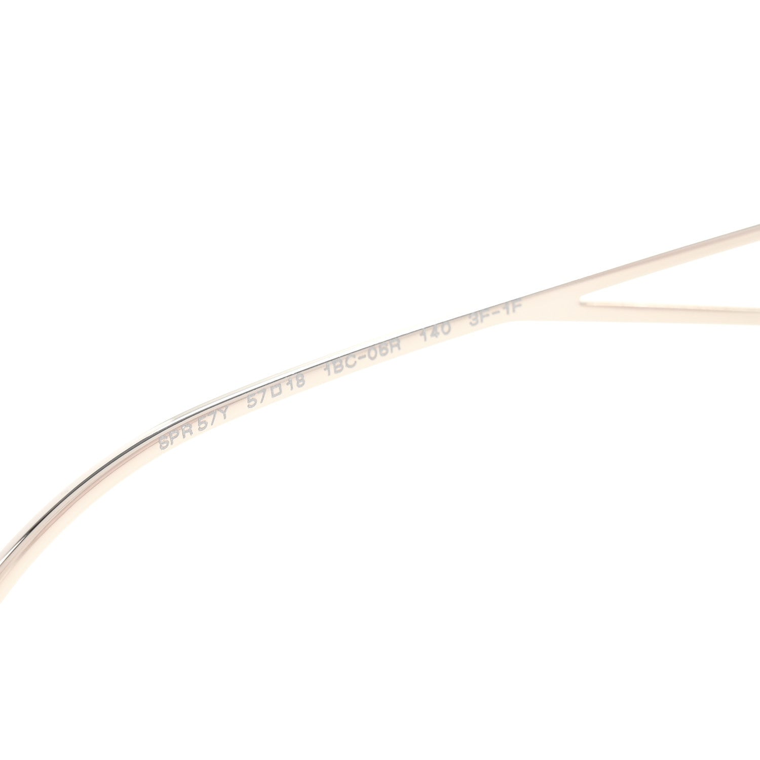 Prada Metal Symbole Triangle Logo Sunglasses SPR57YS Pink 5 of 7