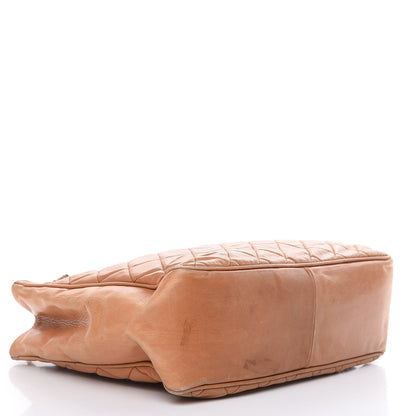 Chanel Lambskin Quilted Shopping Tote Brown 4 of 26