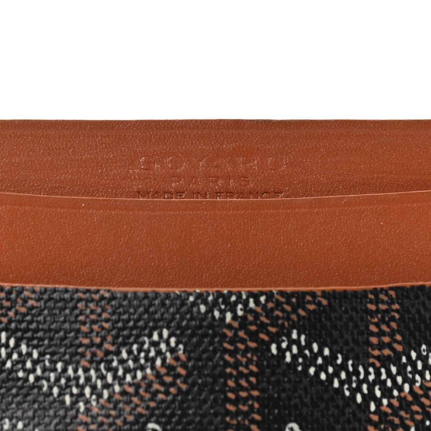 Goyard Goyardine Saint Sulpice Card Holder Black Gold 7 of 8