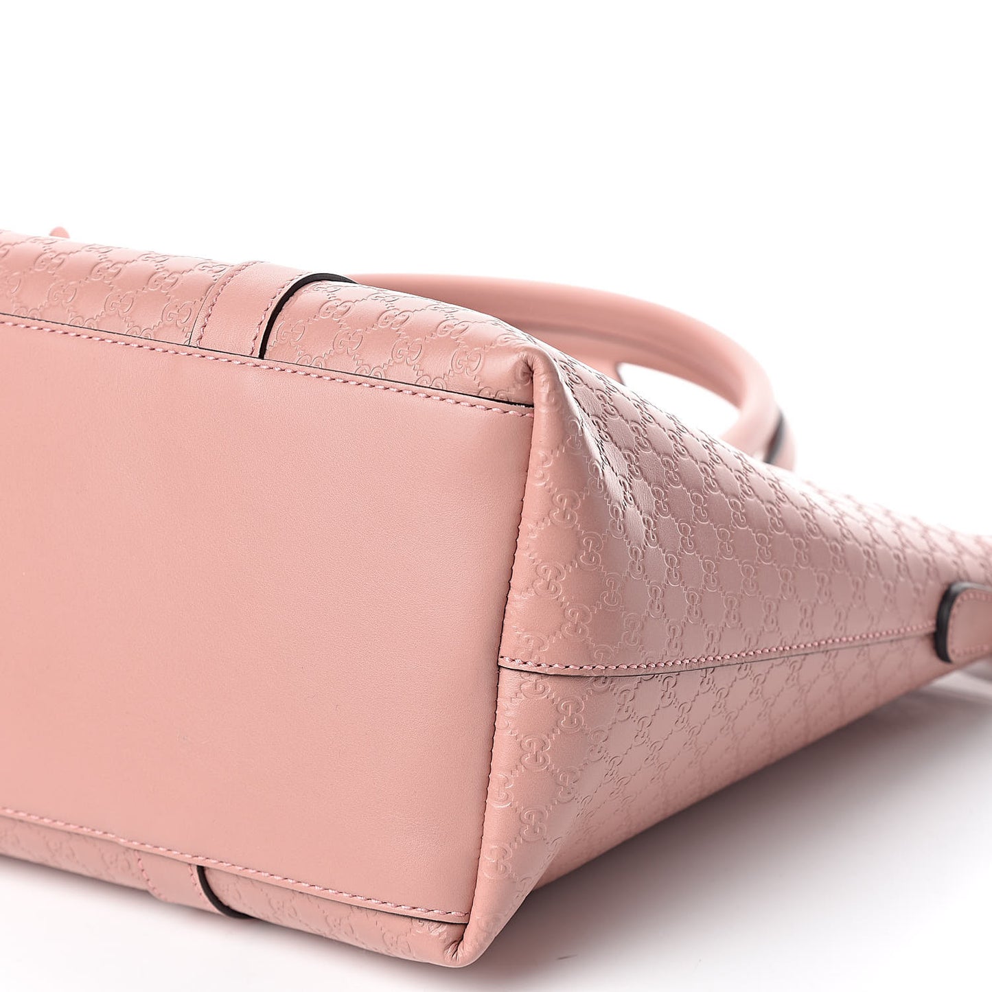 Soft Microguccissima Medium Zippered Satchel Soft Pink